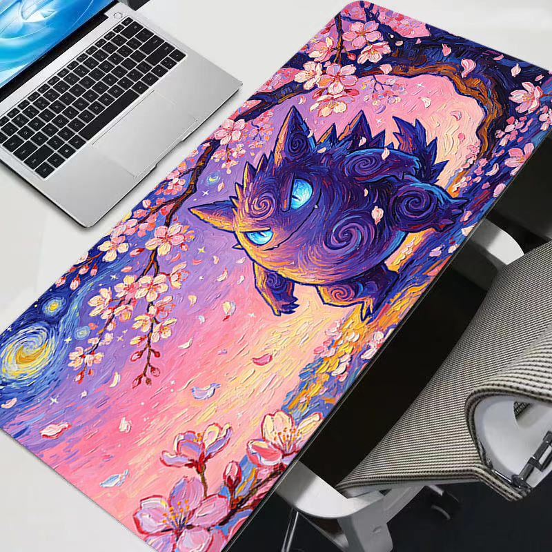 Laptop Accessories Table - Cherry Blossoms Pokemon Large Mouse Pad