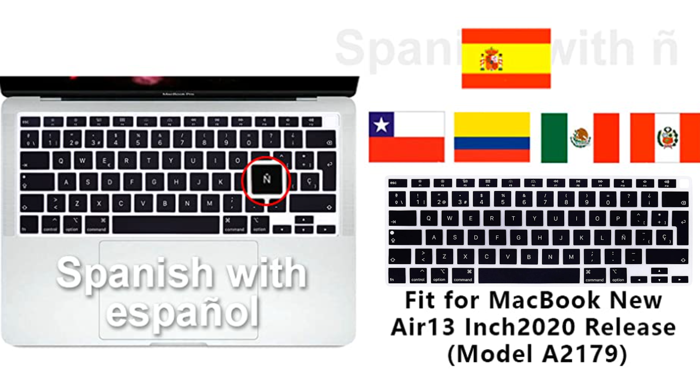Mac Laptop Accessories - Spanish Spain for MacBook Air 13