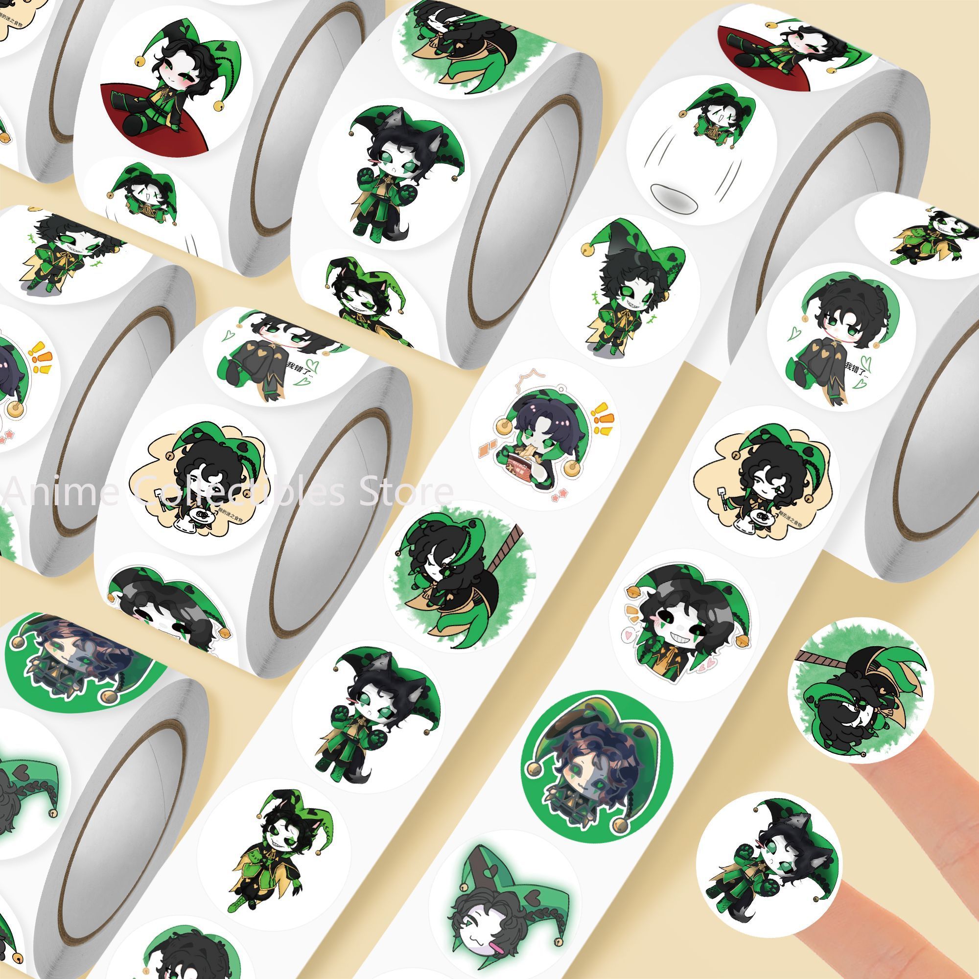 Laptop Accessories Wholesale - 500Pc/Roll Anime The Freak Circus‌ Harleguin