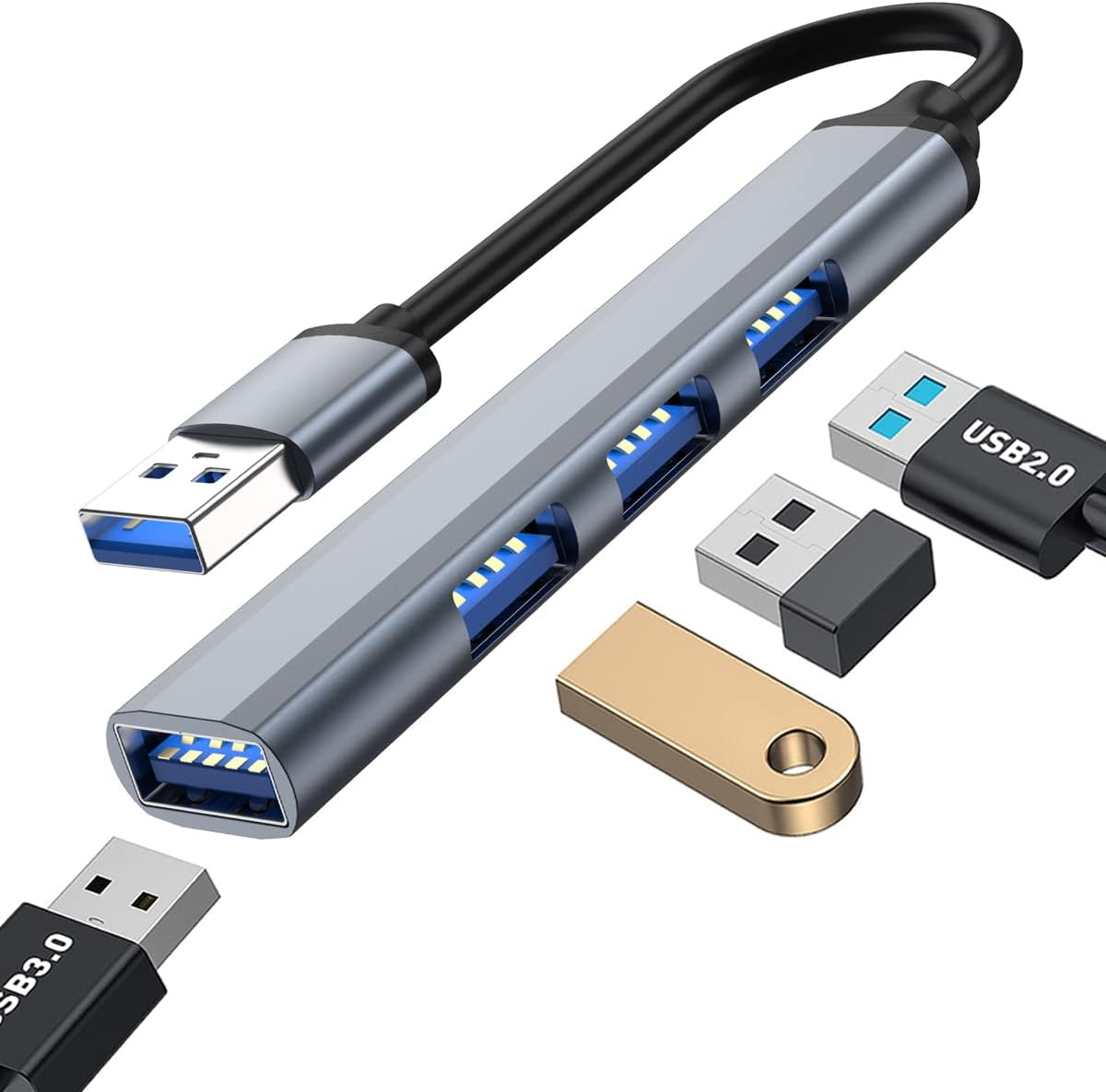 4-Port Multi-Splitter USB Hub  - Mac Laptop Accessories 리뷰 및 가격