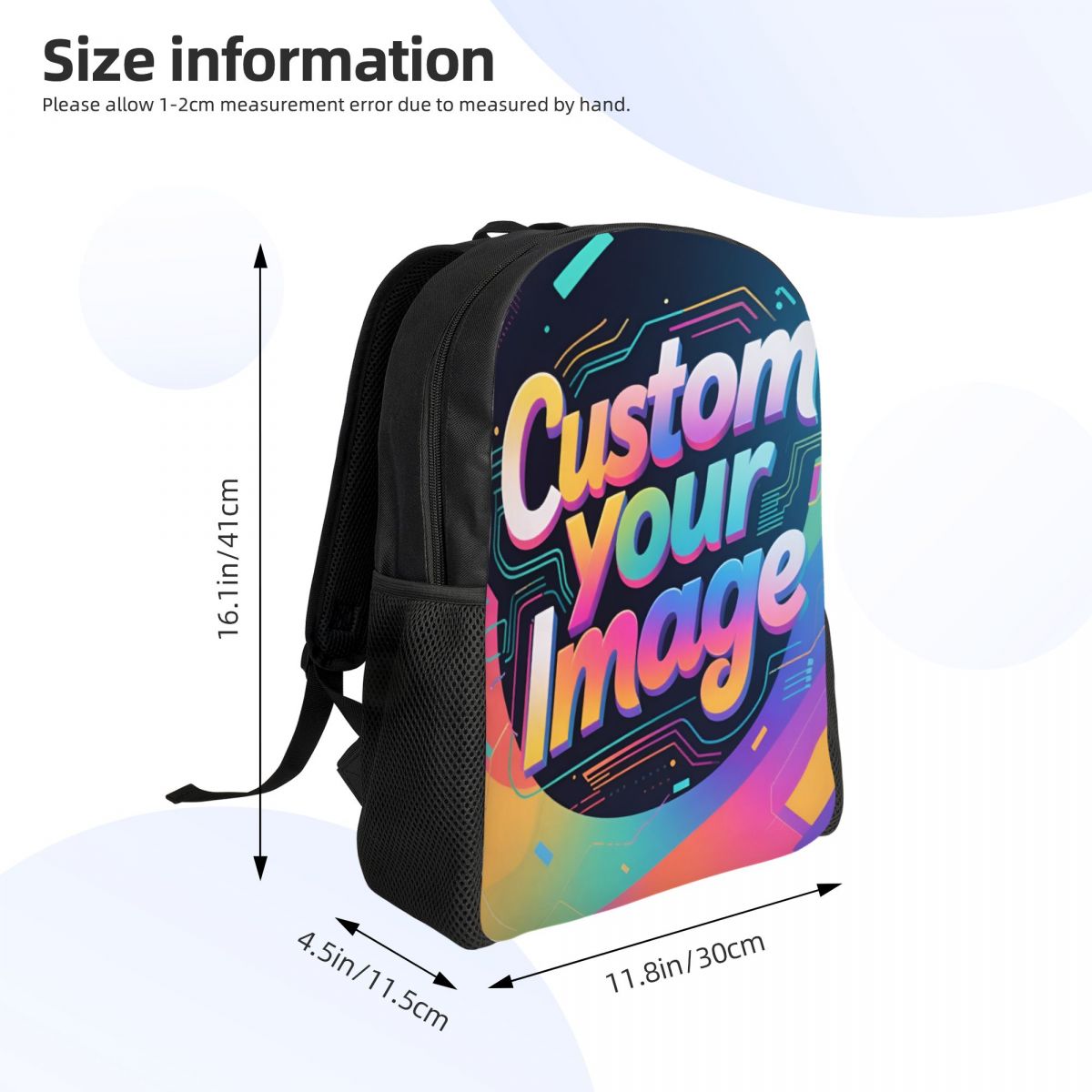 Custom Your Image Logo Backpac - Laptop Accessories Images 리뷰 및 가격