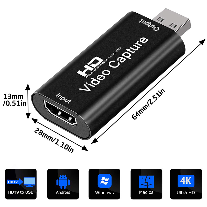USB 2.0 Video Capture Card HD  - Monitor Portable Usb 리뷰 및 가격