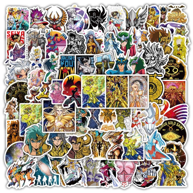 101Pcs Saint Seiya Anime Stick - Laptop Accessories Wholesale 리뷰 및 가격