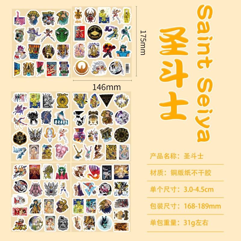 101Pcs Saint Seiya Anime Stick - Laptop Accessories Wholesale 리뷰 및 가격