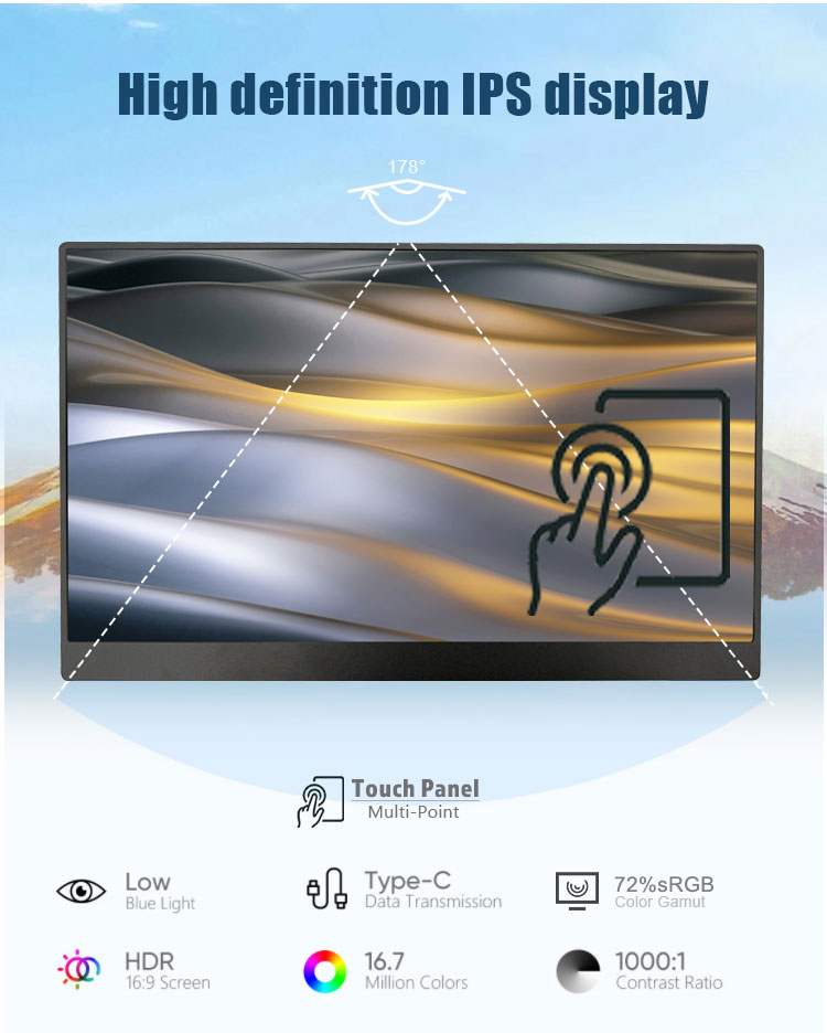 15.6 16 18.4 21.5 Inch OLED Sc - Monitor Portable Usb 리뷰 및 가격
