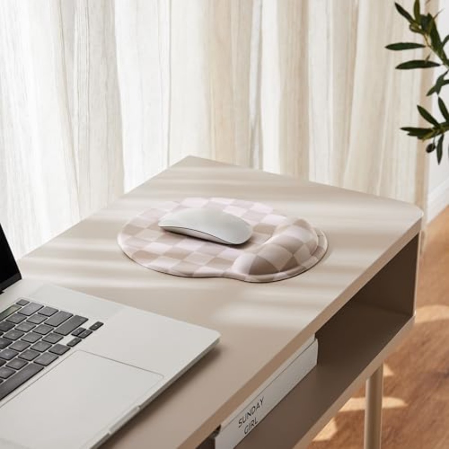 Checkered Mouse Pad with Gel W - Laptop Accessories For Wrist Support 리뷰 및 가격