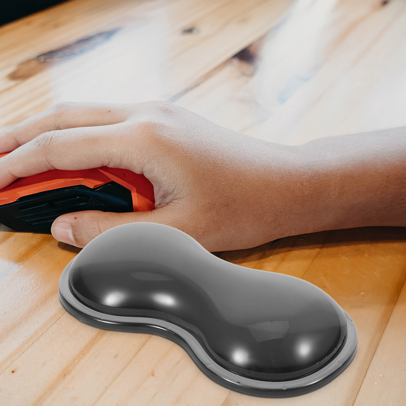 Black Non Slip Silicone Mouse  - Laptop Accessories For Wrist Support 리뷰 및 가격