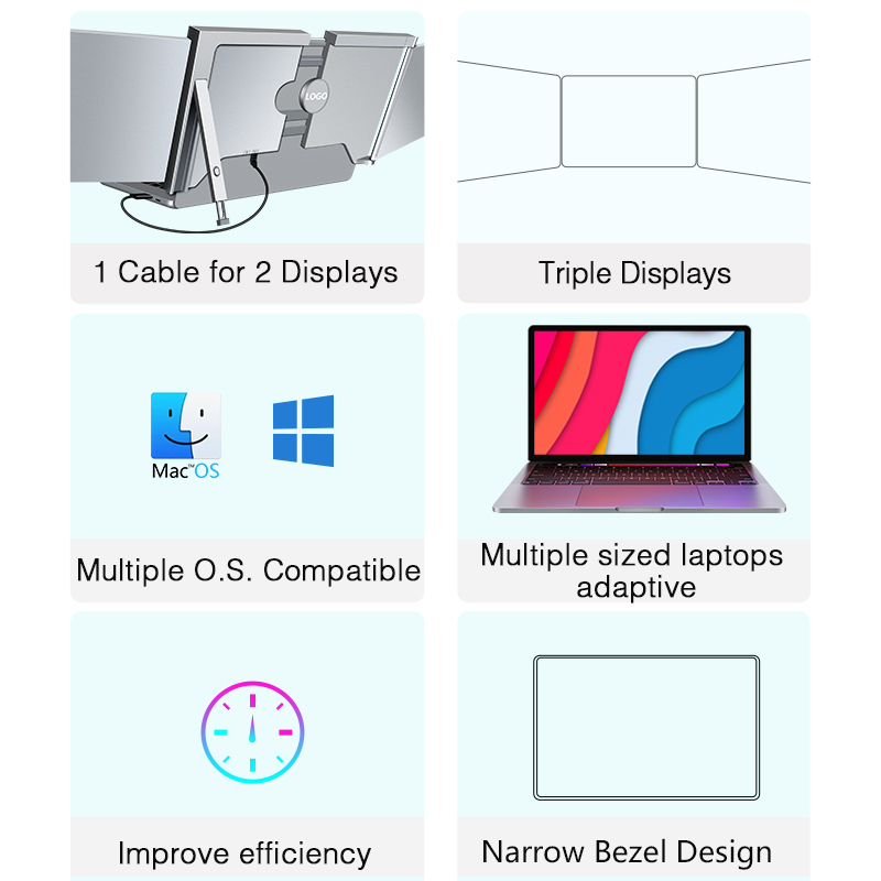 14 Inch Dual Monitor Portable  - Monitor Portable Usb 리뷰 및 가격