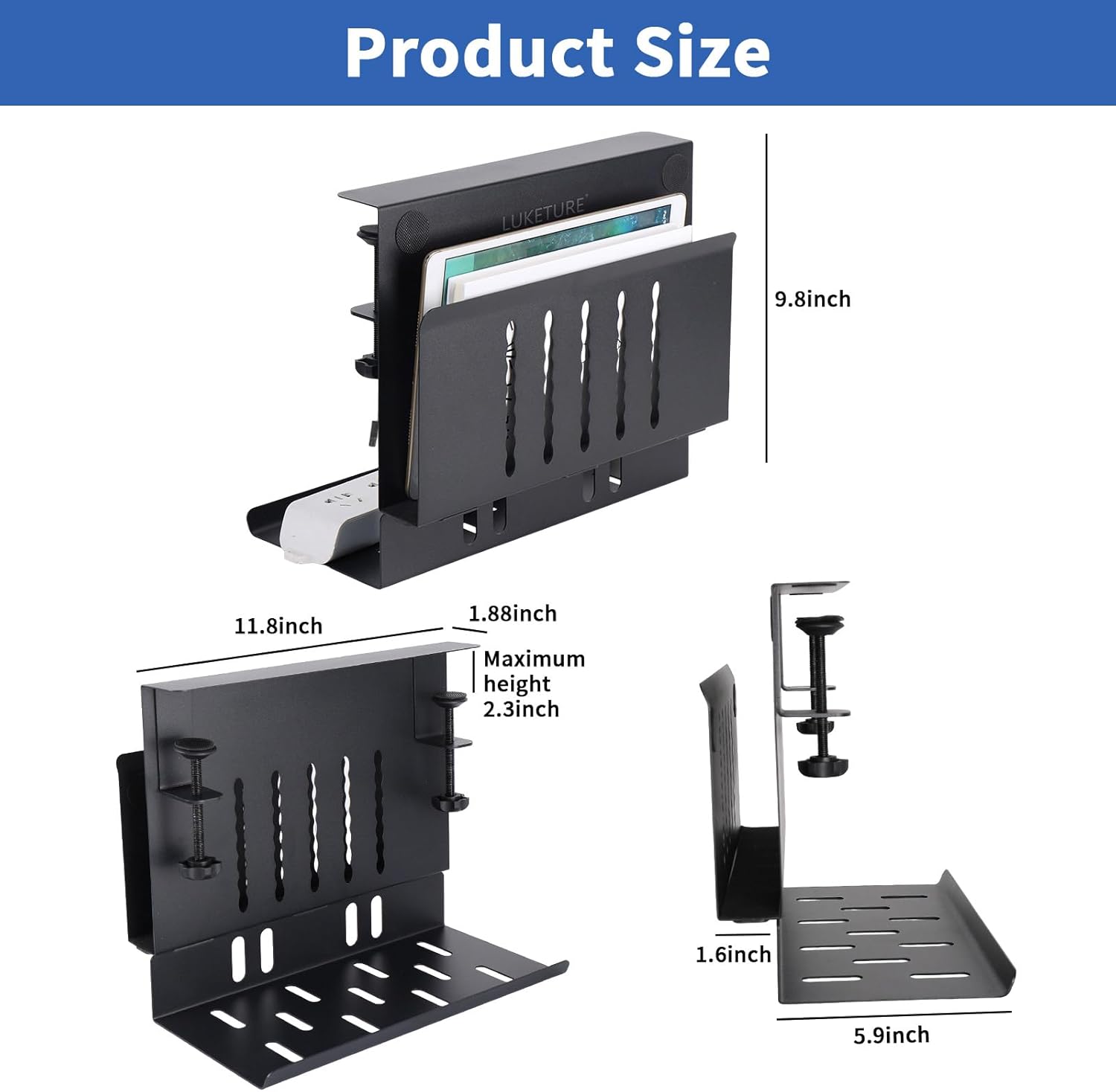 Desk Side Laptop Holder with C - Laptop Accessories Images 리뷰 및 가격