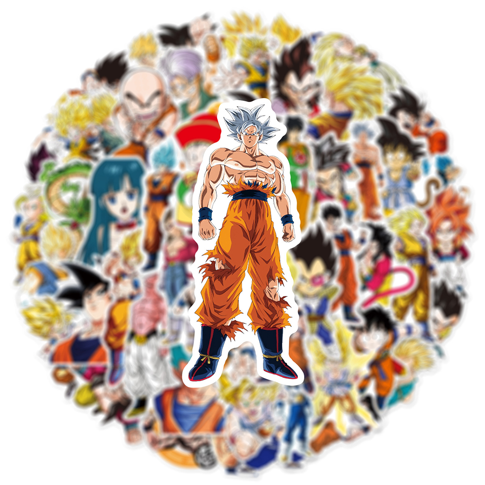 50pcs Anime Dragon Ball Sticke - Laptop Accessories Wholesale 리뷰 및 가격