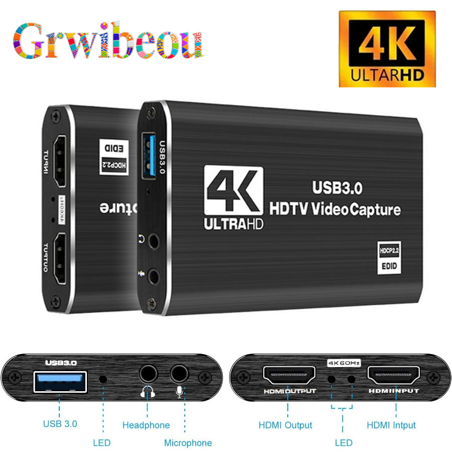 4K USB 3.0 Video Capture Card  - Monitor Portable Usb 리뷰 및 가격
