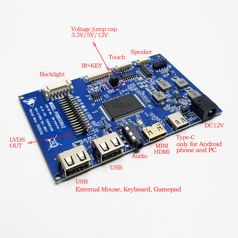 40 pin LVDS LCD monitor portab - Monitor Portable Usb 리뷰 및 가격