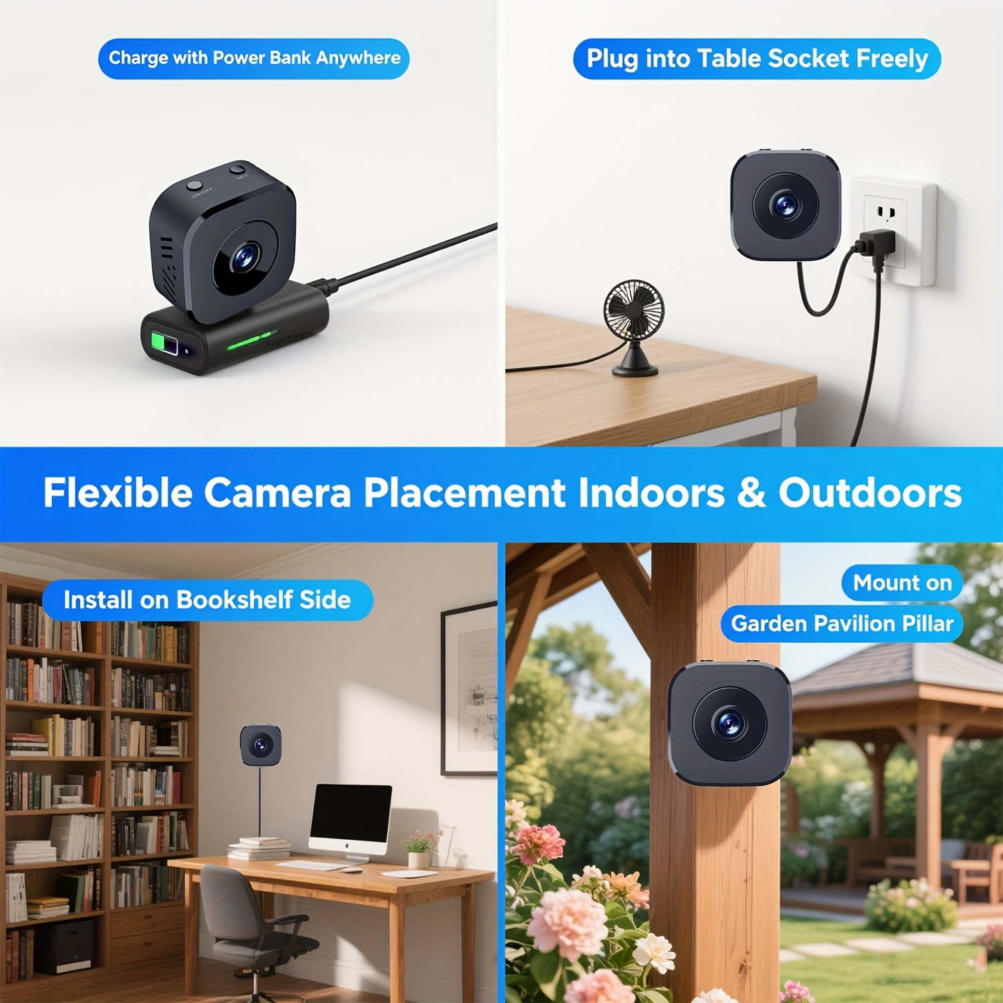 1080P HD Mini WiFi Camera Indo - Monitor Portable Usb 리뷰 및 가격