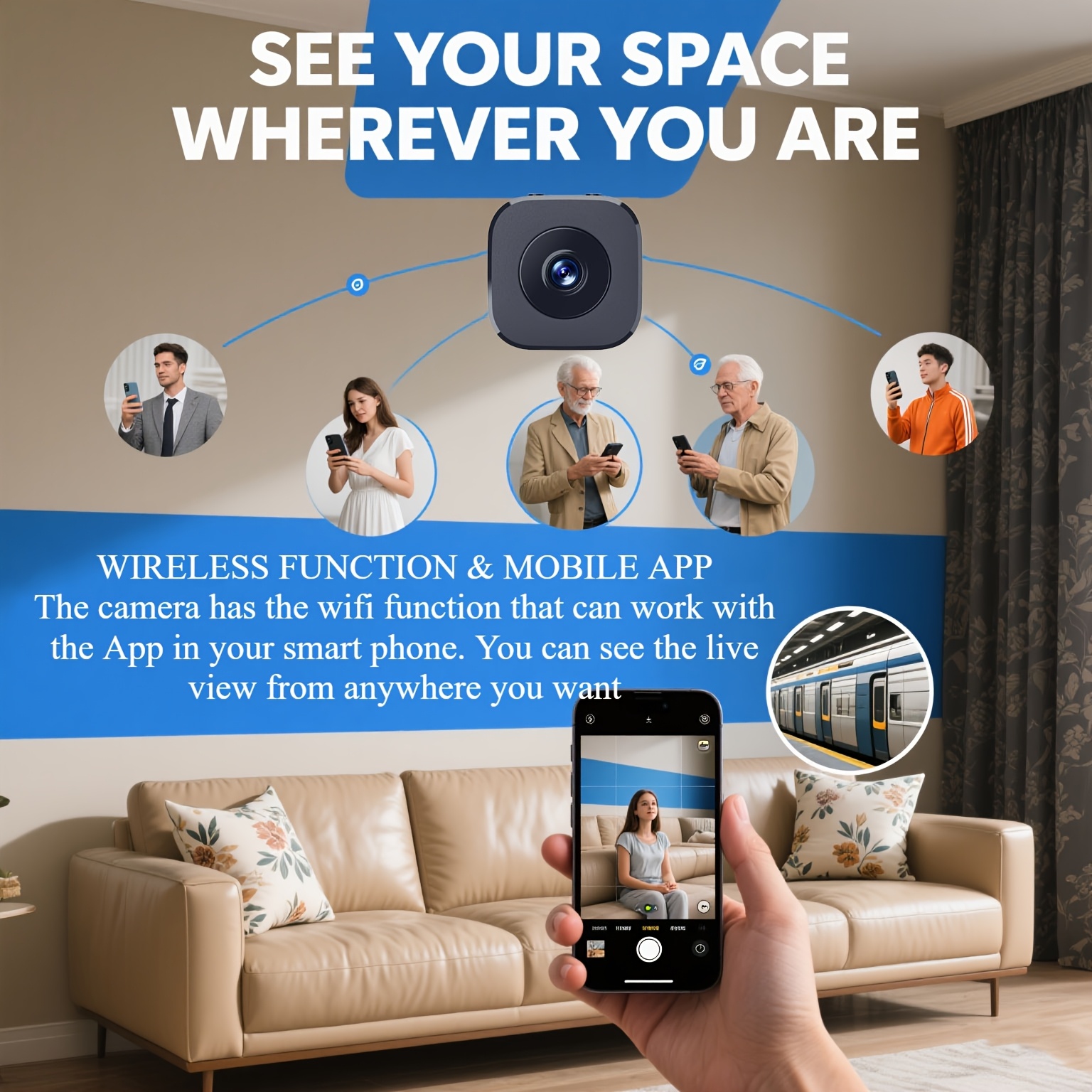 1080P HD Mini WiFi Camera Indo - Monitor Portable Usb 리뷰 및 가격
