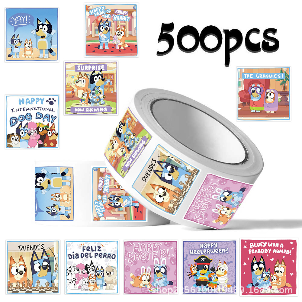 Wholesale 500Pcs/Roll Bluey St - Laptop Accessories Wholesale 리뷰 및 가격