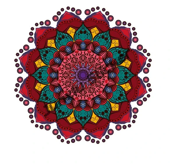 Mandala Flowers Decal Creative - Yoga Laptop Accessories 리뷰 및 가격