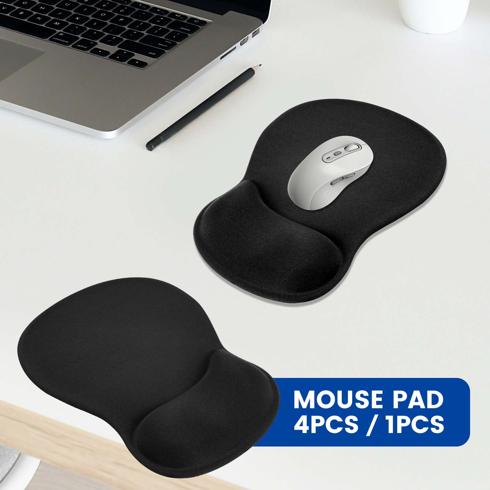 1/4 Pcs Ergonomic Mouse Pad No - Laptop Accessories For Wrist Support 리뷰 및 가격