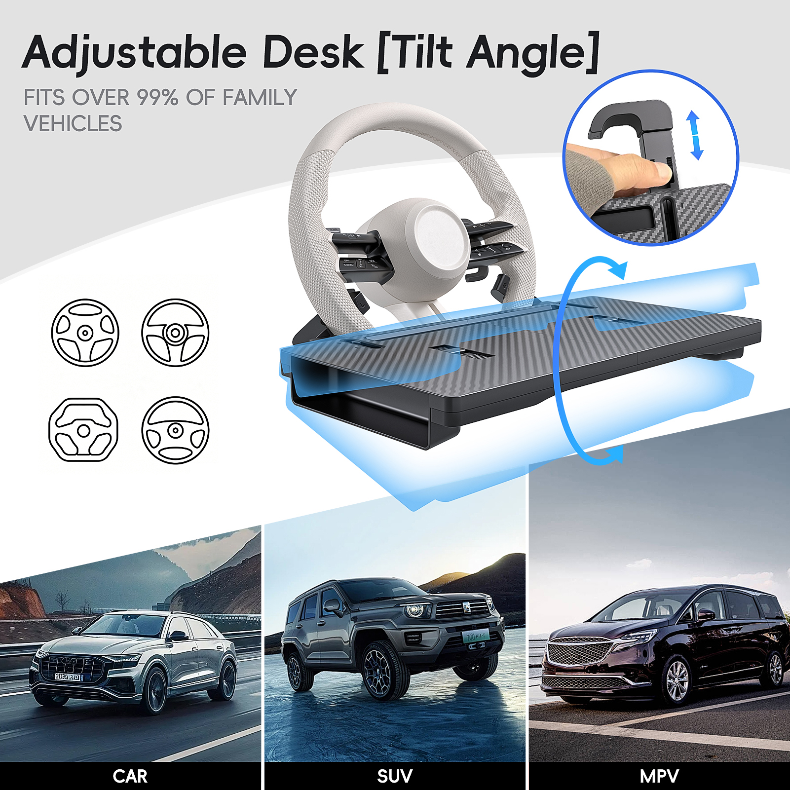 High-Grade Universal Car Steer - Laptop Accessories Table 리뷰 및 가격