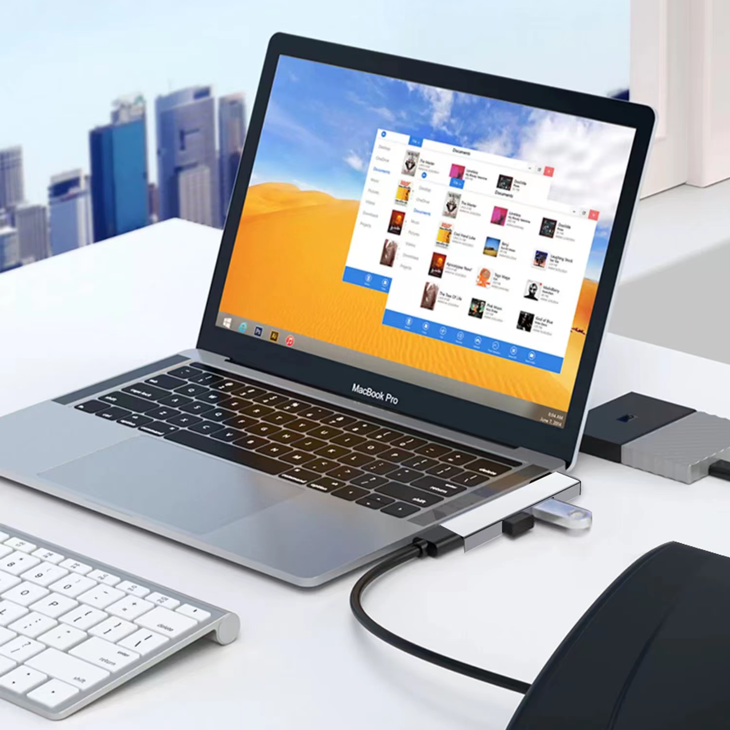 USB C HUB 3.0 Type C 3.1 3 Por - Mac Laptop Accessories 리뷰 및 가격