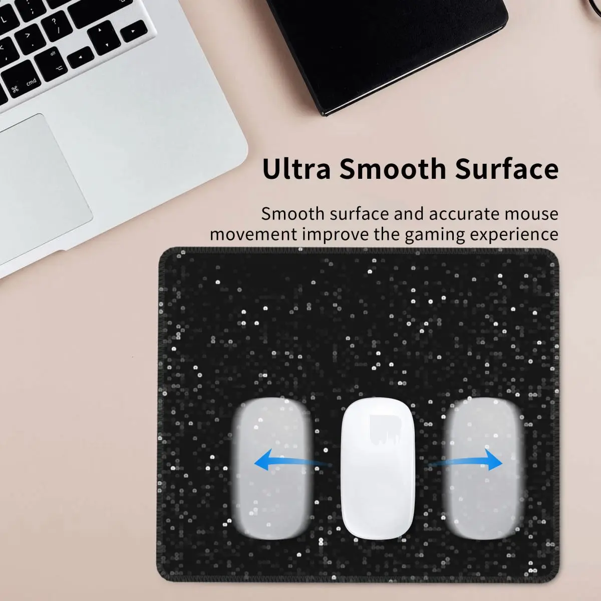 Printed Image Of Black Sequins - Laptop Accessories Images 리뷰 및 가격