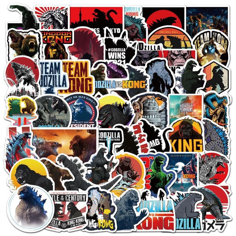 50pcs/set Movies Godzilla Vs.  - Laptop Accessories Wholesale 리뷰 및 가격